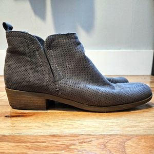 Gray Booties/Ankle Boots